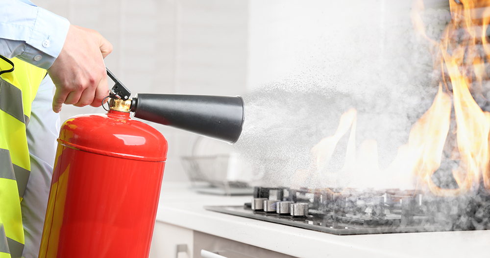 Fire Extinguisher Residue